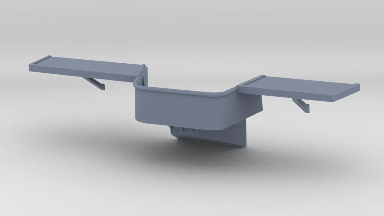 1/200 DKM Graf Zeppelin Port Hull Gun Tub 8 - distefan 3d print