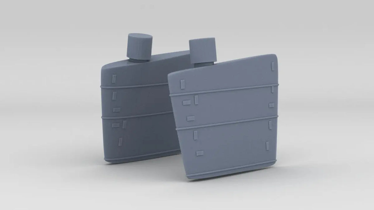 1/200 DKM Graf Zeppelin Rudders Set (2pcs) - distefan 3d print