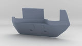 1/200 DKM Graf Zeppelin Starboard Hull 15cm Gun Back Tub