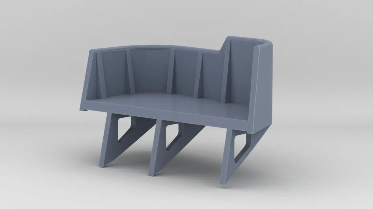 1/200 DKM Graf Zeppelin Starboard Hull Gun Tub 3 - distefan 3d print