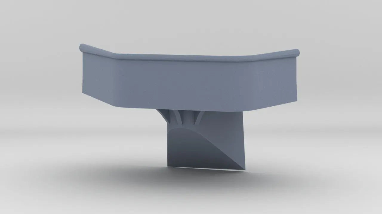 1/200 DKM Graf Zeppelin Starboard Hull Gun Tub 4 - distefan 3d print