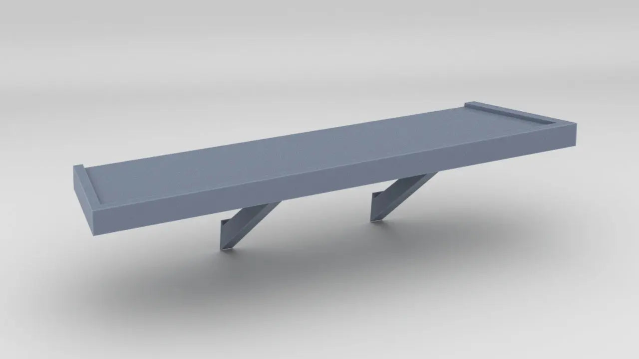 1/200 DKM Graf Zeppelin Starboard Hull Walkway 1 - distefan 3d print