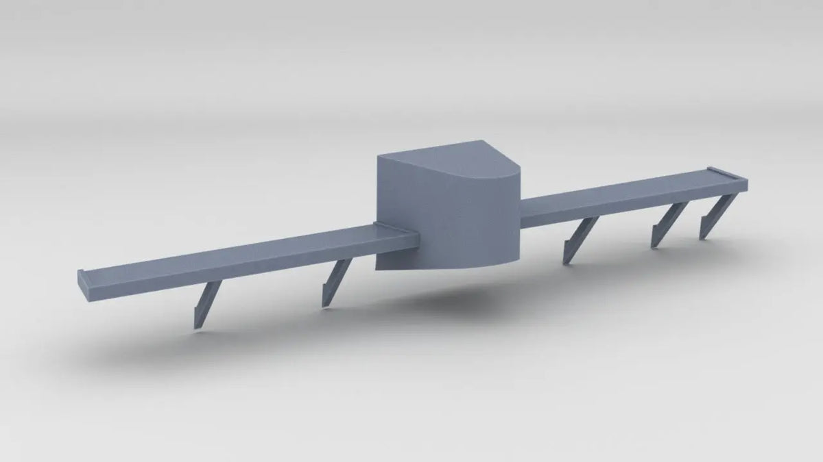 1/200 DKM Graf Zeppelin Starboard Hull Walkway 4 - distefan 3d print