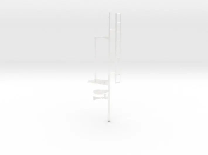 1/200 DKM Graf Zeppelin superstructure 4 mast set - distefan 3d print