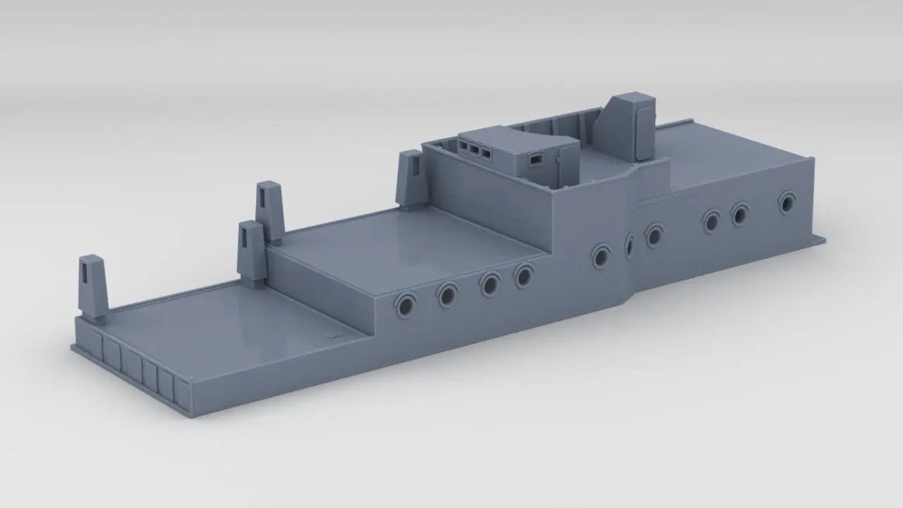 1/200 DKM Graf Zeppelin Aft Deck 1 Protosoon