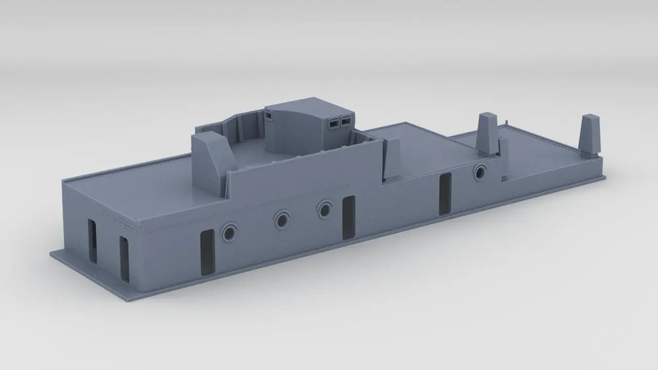 1/200 DKM Graf Zeppelin Aft Deck 1 Protosoon