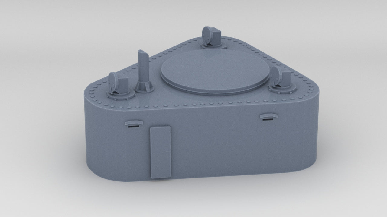 1/200 DKM H-39 Command Bridge Fire Control Post - distefan 3d print