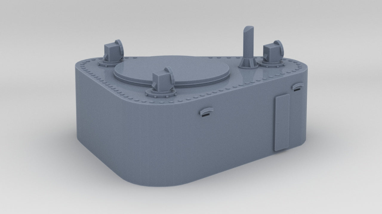 1/200 DKM H-39 Command Bridge Fire Control Post - distefan 3d print