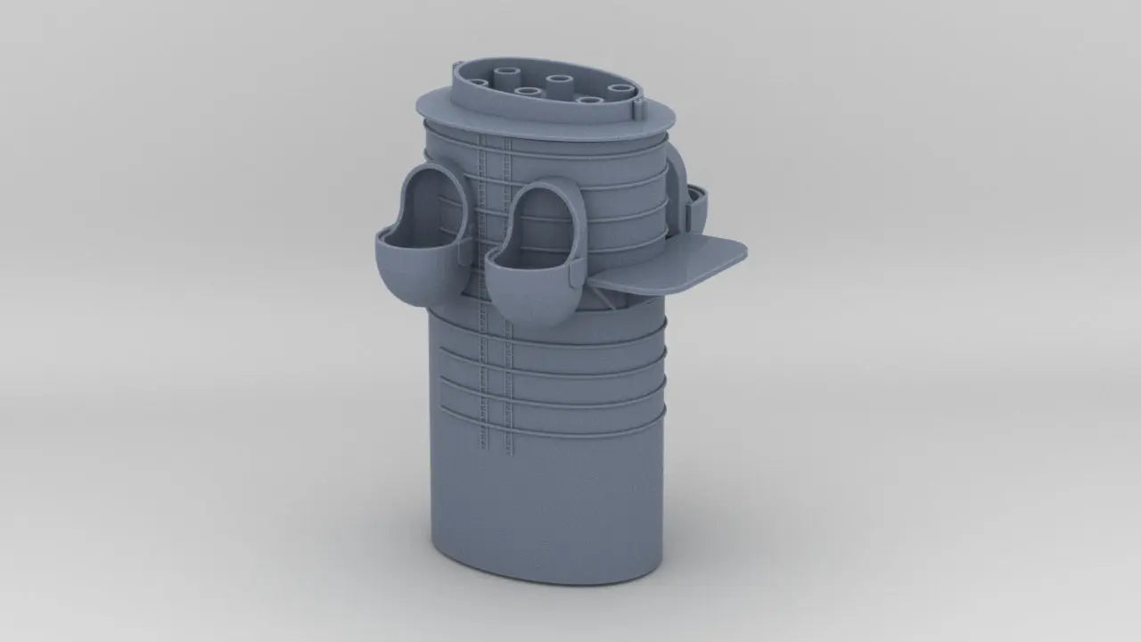 1/200 DKM H-39 Funnel 1 - distefan 3d print