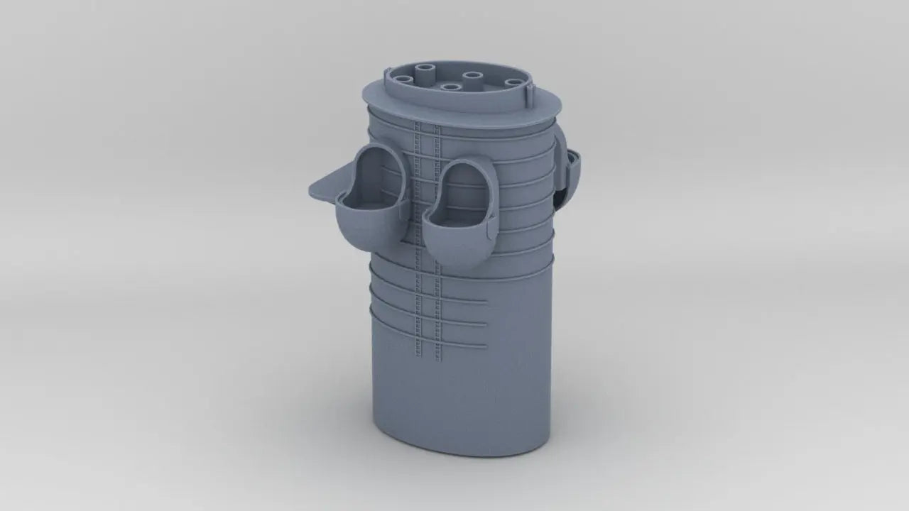 1/200 DKM H-39 Funnel 1 - distefan 3d print