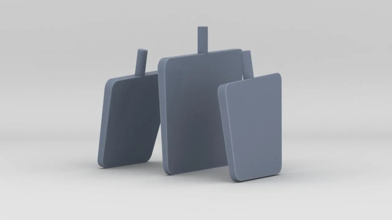 1/200 DKM H-39 Rudders Set (3pcs) - distefan 3d print