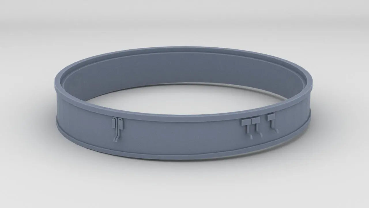 1/200 DKM H-39 Turret 1 Barbette - distefan 3d print