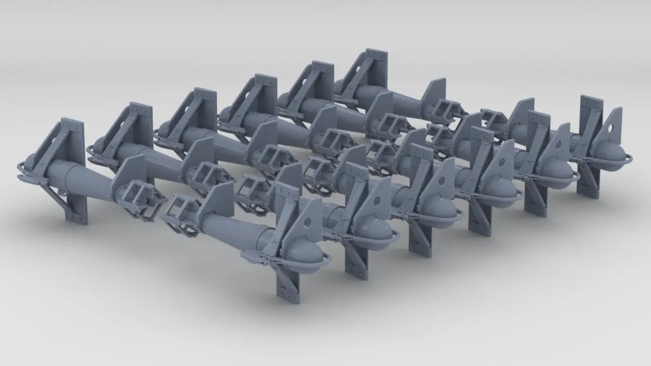 1/200 DKM Paravane Set (12pcs) Resin3Dinteractive