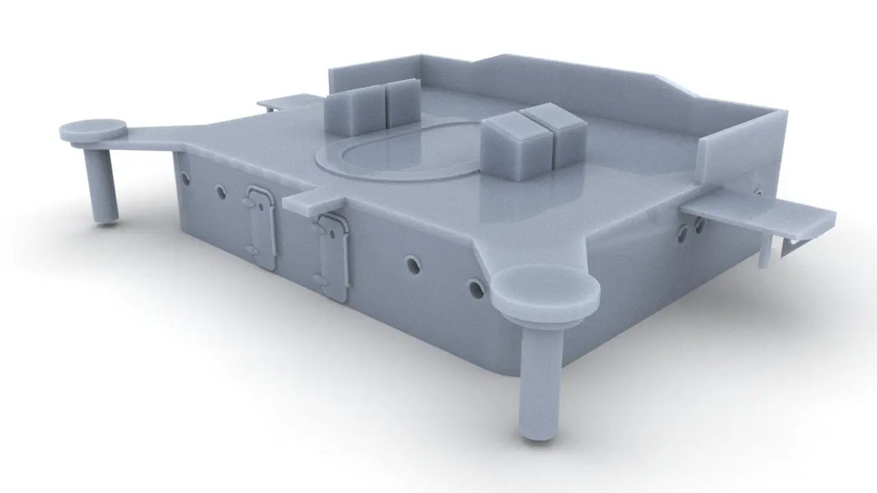 1/200 DKM Scharnhorst Forward Superstructure Bridge 4 3dspro