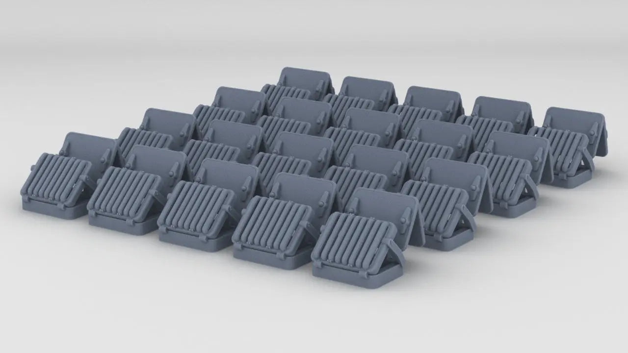 1/200 DKM Skylight Deck Set (20pcs) Resin3Dinteractive