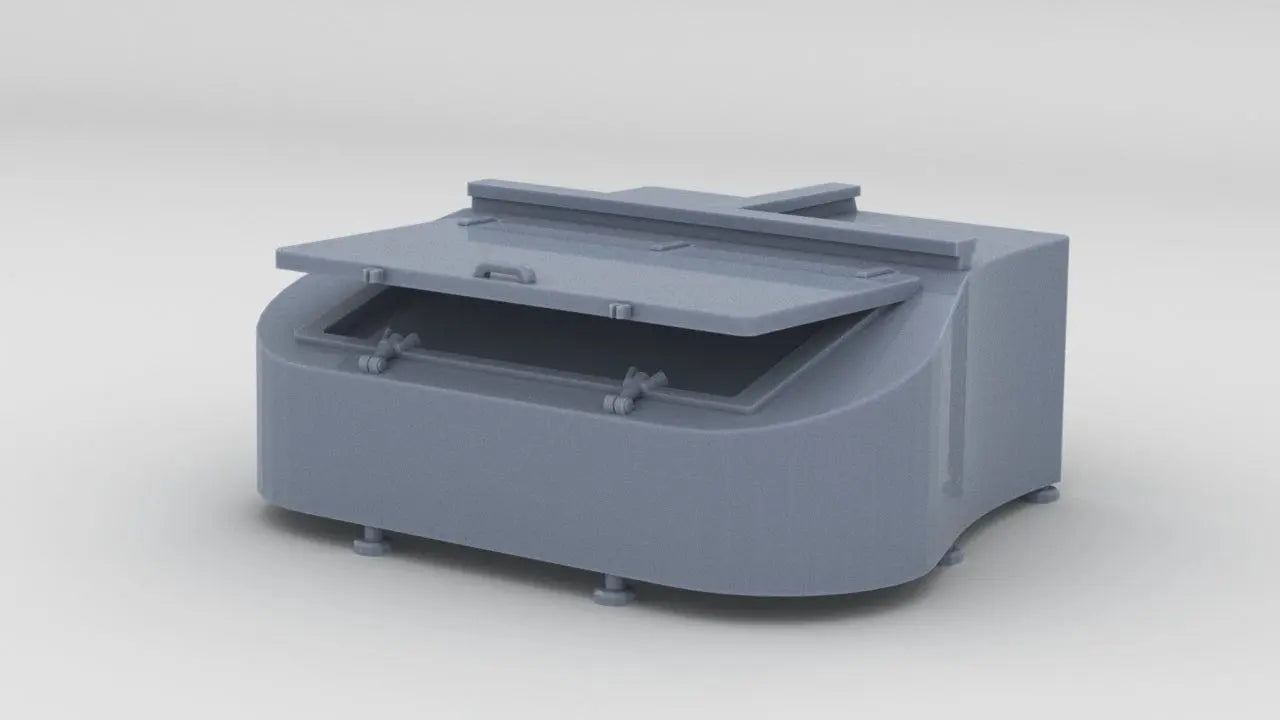 1/200 DKM Stern Deck Hatch v8 - distefan 3d print