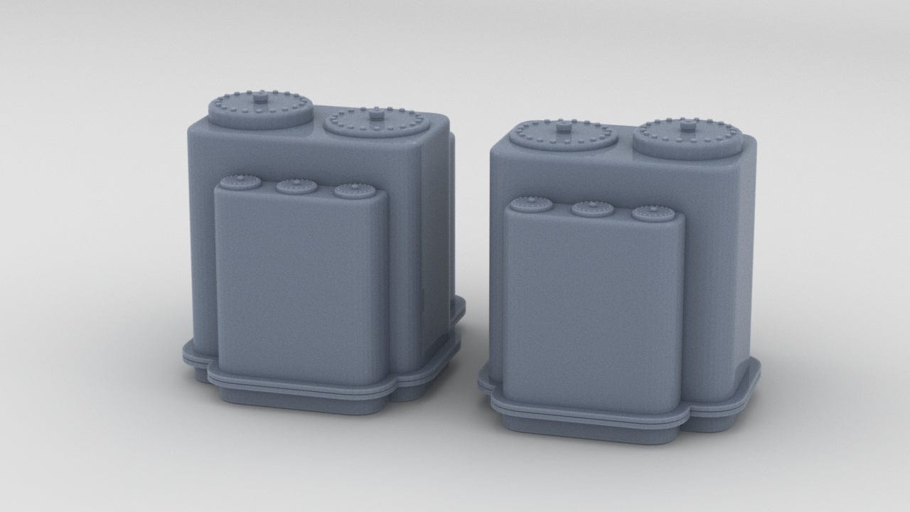 1/200 DKM Stern Deck Hatch v9 Set (2pcs) - distefan 3d print