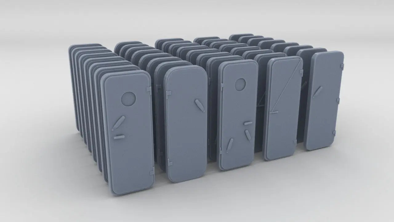 1/200 DKM Watertight Doors Set (40pcs) Resin3Dinteractive