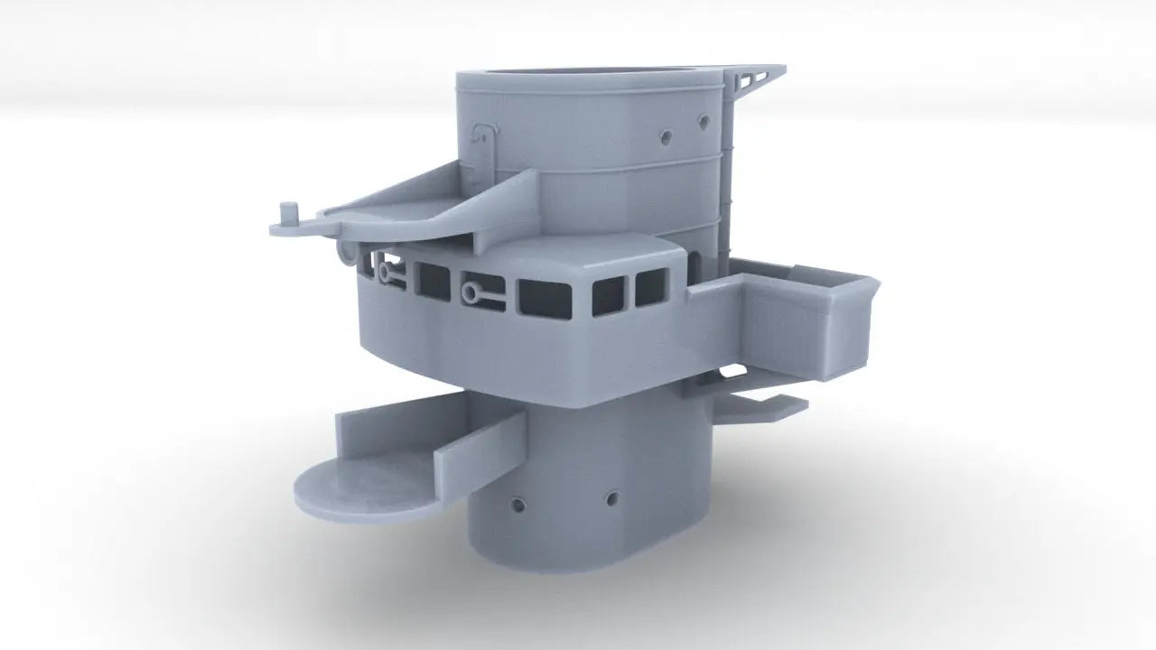 1/200 DKM Scharnhorst Admiral's Bridge (Part 2) Resin3Dinteractive