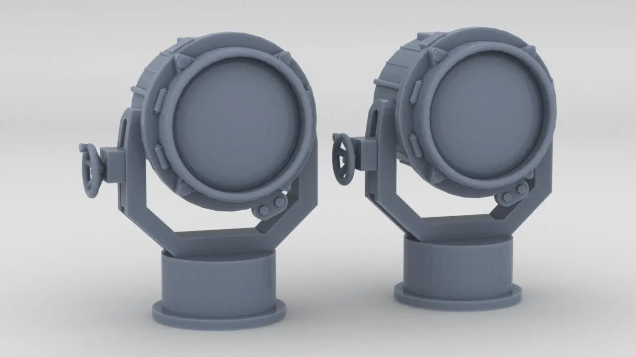 1/200 HMS Barham 44in Searchlight Set (2pcs) Resin3Dinteractive