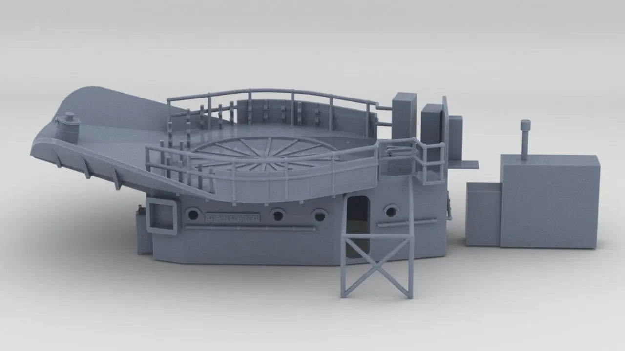 1/200 HMS Garland 120mm Platform Resin3Dinteractive