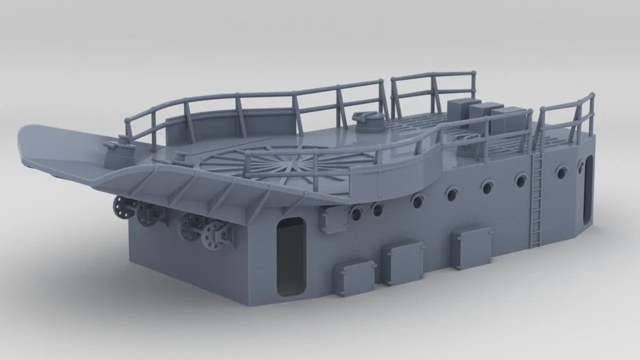 1/200 HMS Garland Forward Platform 3dspro