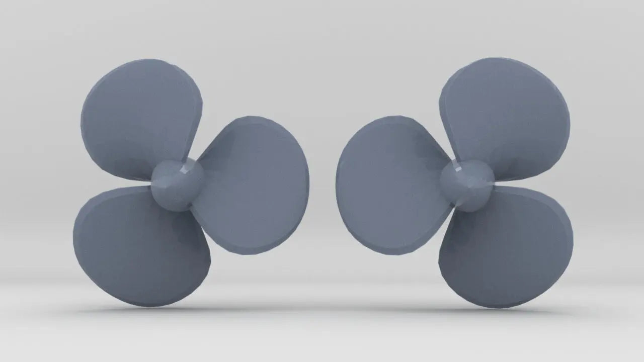1/200 HMS Garland Propeller Set (2pcs) Resin3Dinteractive