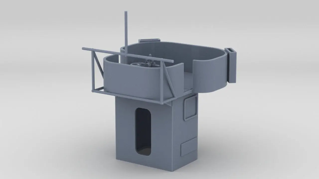 1/200 HMS Garland Searchlight Bridge Early Shapeways