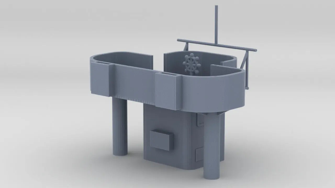 1/200 HMS Garland Searchlight Bridge Later Shapeways