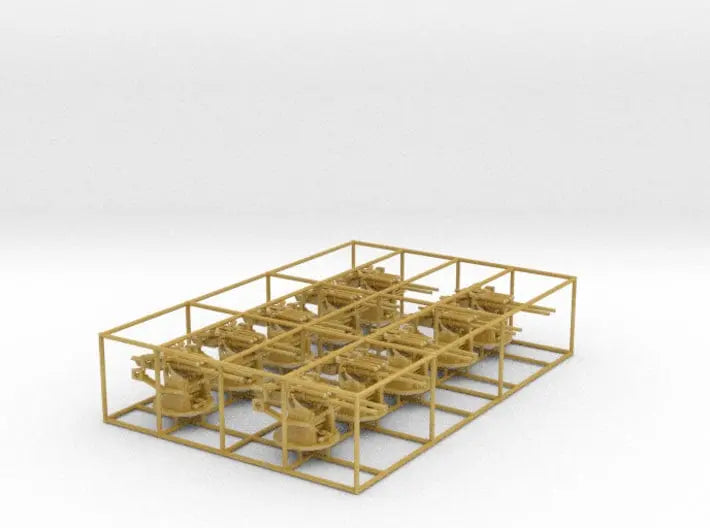 1/200 IJN 12.7 cm/40 (5") Type 89 Twin Set x10 - distefan 3d print
