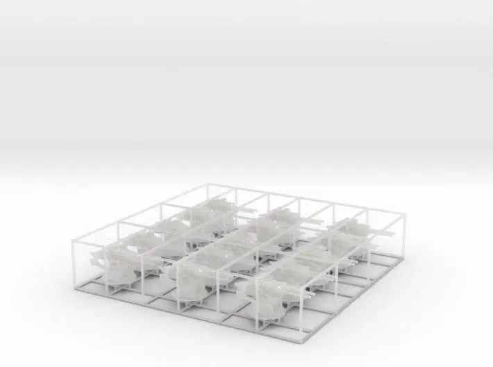 1/200 IJN 12.7 cm/40 (5") type 89 twin set 15pcs - distefan 3d print