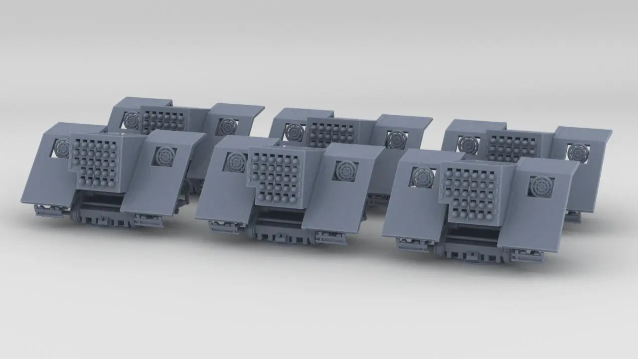 1/200 IJN 12cm AA Rocket Mounts Set (6pcs) Resin3Dinteractive