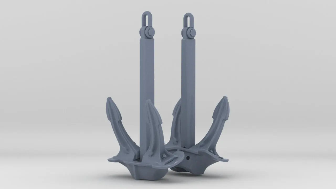 1/200 IJN Anchor Main 15 Tons Set (2pcs) Resin3Dinteractive