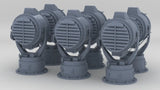 1/200 IJN Searchlight 90cm Set (6pcs)