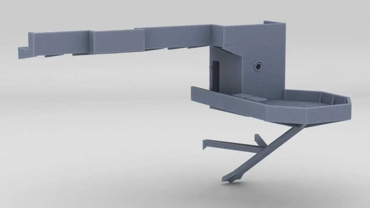 1/200 IJN Shinano Port Amidships Tubs 3 - distefan 3d print