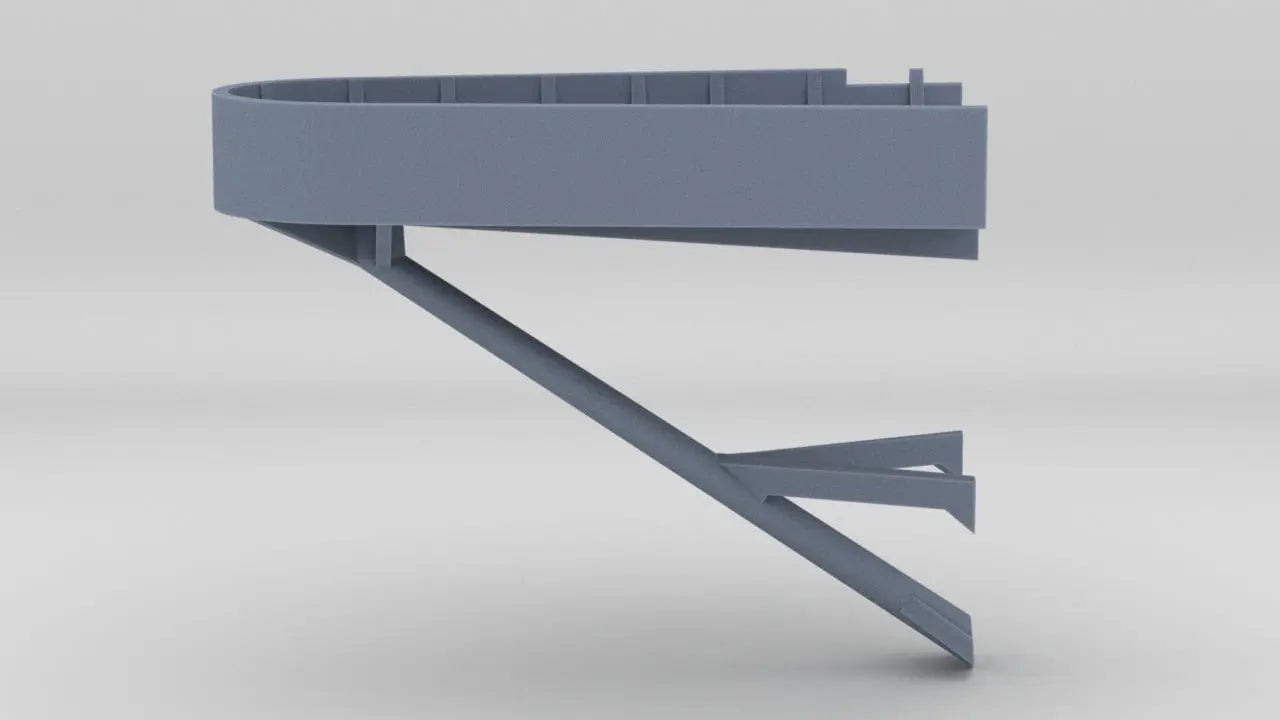 1/200 IJN Shinano Port Forward Tub 3 - distefan 3d print