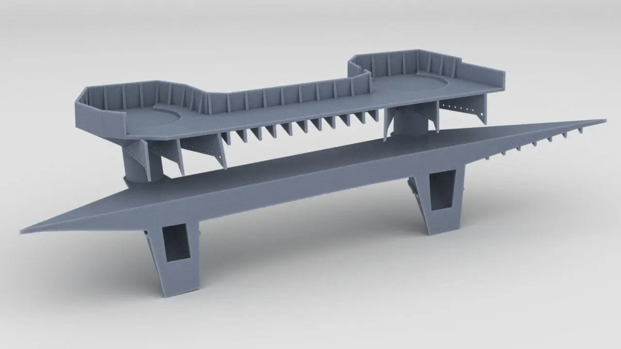1/200 IJN Shinano starboard Forward Tubs 1 - distefan 3d print