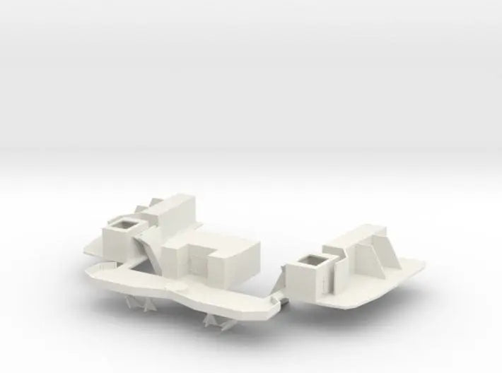 1/200 IJN Shinano bow tubs - distefan 3d print