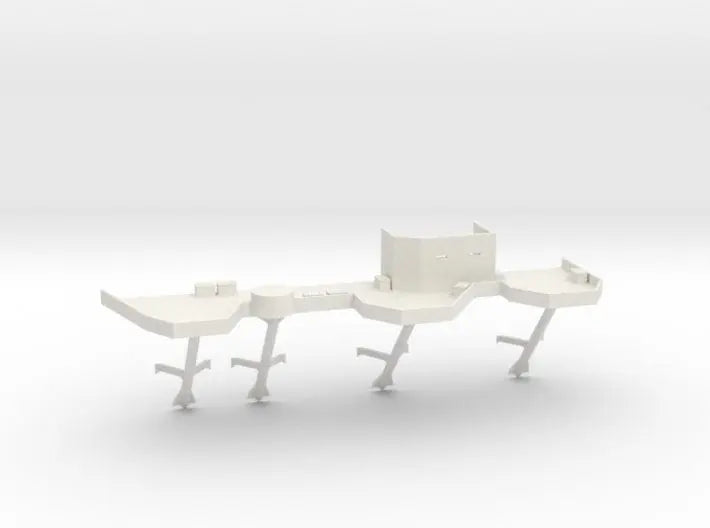 1/200 IJN Shinano port amidship tubs 2 - distefan 3d print