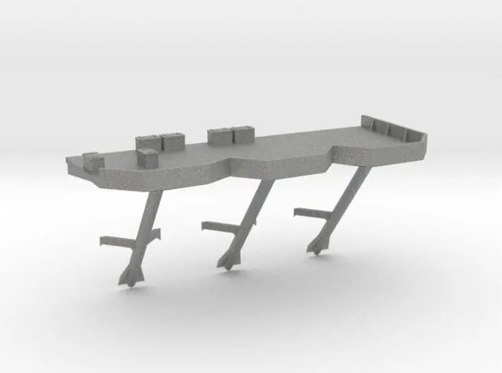 1/200 IJN Shinano Port Amidship Tubs 4 - distefan 3d print
