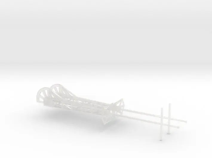 1/200 IJN Shinano Port Lattice Mast SET x2 - distefan 3d print