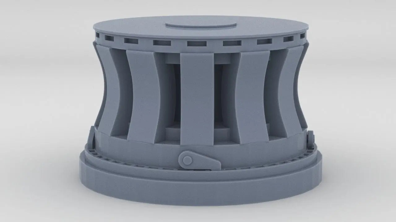 1/200 IJN Yamato Bow Capstan - Detailed Resin Model | distefan 3d print