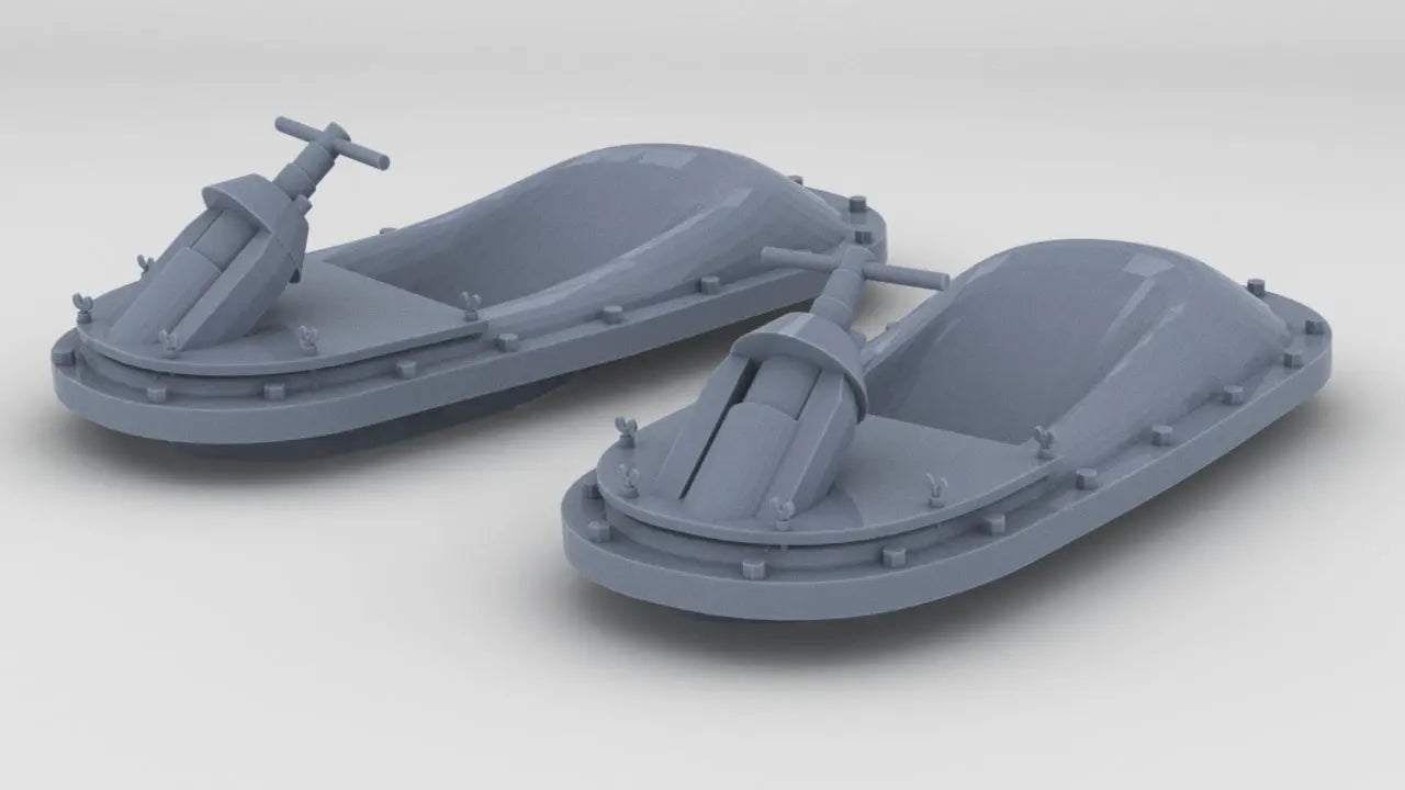 1/200 IJN Yamato Bow Hawse Pipe Set Resin3Dinteractive