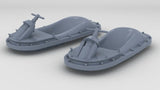 1/200 IJN Yamato Bow Hawse Pipe Set