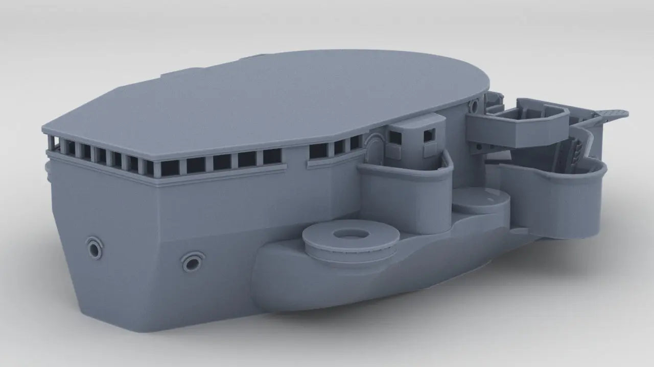 1/200 IJN Yamato Forward Deck 3 Resin3Dinteractive