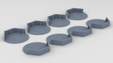 1/200 IJN Yamato Platforms v1 for Triple 25mm Gun Set (8pcs)