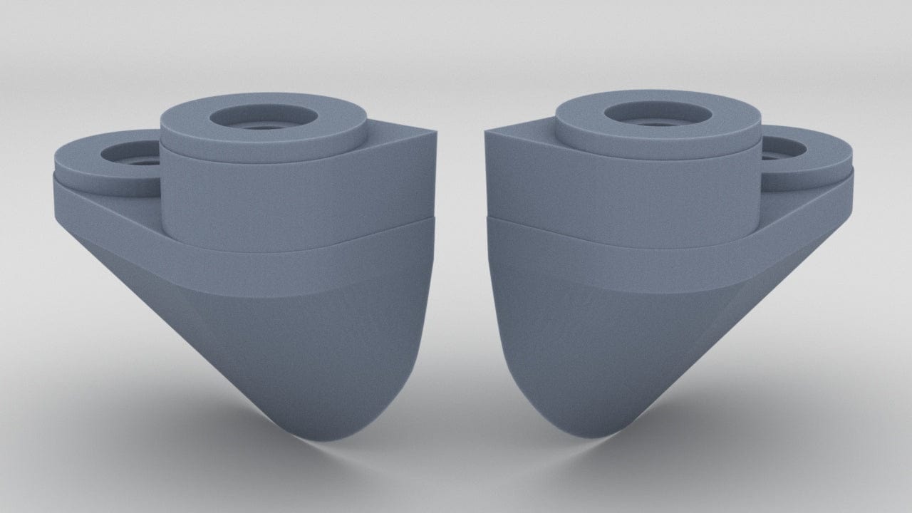 1/200 IJN Yamato Rear MG Control Towers Set (2pcs) - distefan 3d print