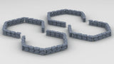 1/200 IJN Yamato Sandbags Tubs for Turrets Set