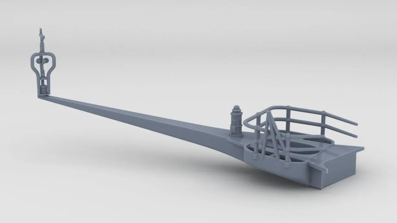1/200 IJN Yamato Port Antenna Yard Arm - distefan 3d print