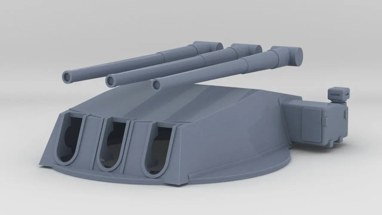 1/200 Roma 381mm/50 Triple Turret A Set - distefan 3d print